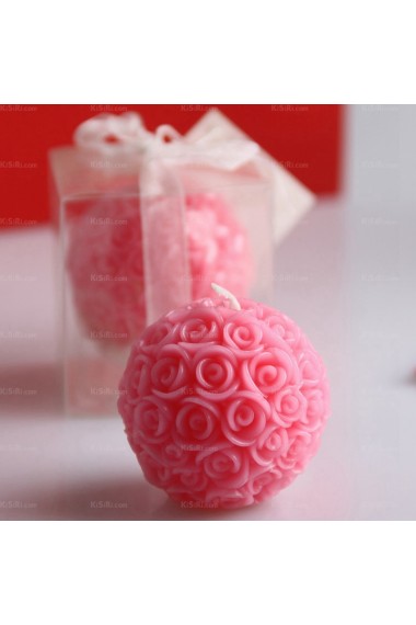 Discount Rose Flower Spherical Candle