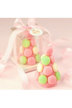 Discount Romantic Macaron Tower Candle