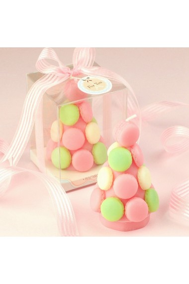 Discount Romantic Macaron Tower Candle