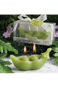 Cheap Green Color Peas Candle for Sale