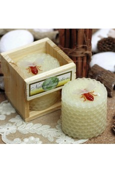 Best White Beeswax Cylindrical Candle