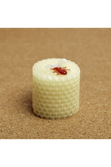 Best White Beeswax Cylindrical Candle