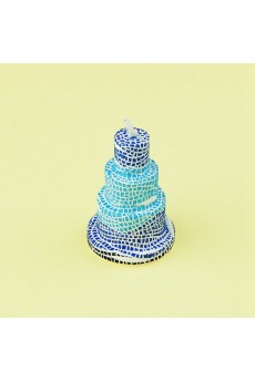 Blue Starfish Birthday Cake Candle