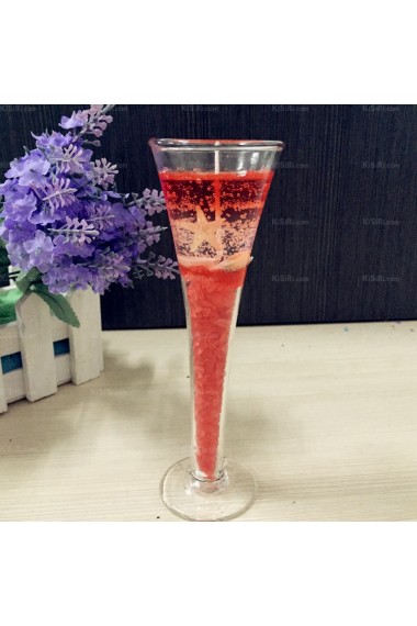 Personalized Light Incense Tall Glasses Jelly Candle 