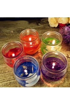 Cheap Glass Cup Jelly Candles for Sale