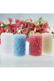 Cheap Rose Cylindrical Candle for Sale