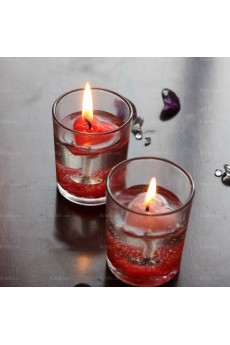 Personalized Heart-shaped Jelly Candles