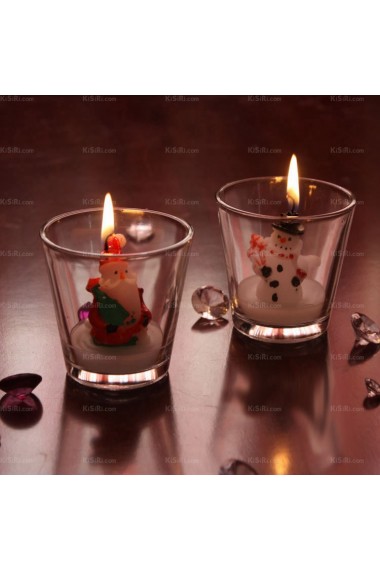Discount Santa Claus and Snowman Scented Candles