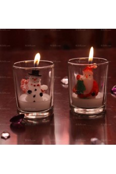 Cheap Santa Claus and Snowman Scented Candles