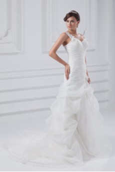 Organza Sweetheart A Line Gown