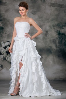 Taffeta Sweetheart A Line Gown
