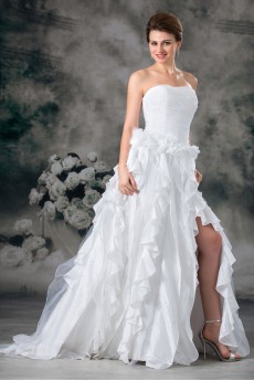 Taffeta Sweetheart A Line Gown