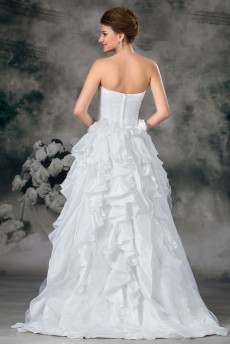 Taffeta Sweetheart A Line Gown