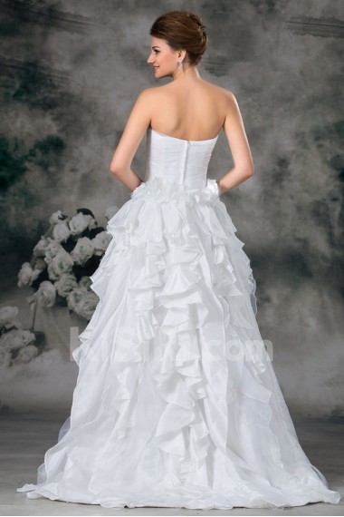 Taffeta Sweetheart A Line Gown