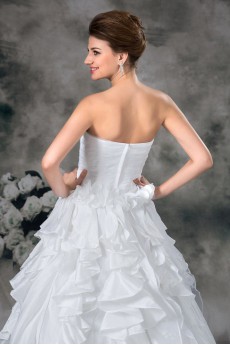 Taffeta Sweetheart A Line Gown