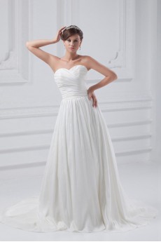 Taffeta Sweetheart Column Gown