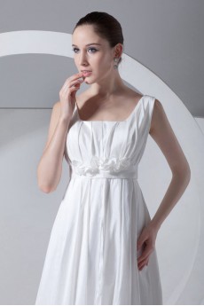 Taffeta Square Column Gown