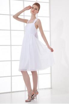 Chiffon Square Short Dress