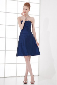 Taffeta Scoop A Line Dress