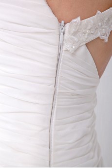 Chiffon Sweetheart Short Dress with Directionally Ruched Bodice