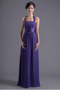 Chiffon Halter Dress