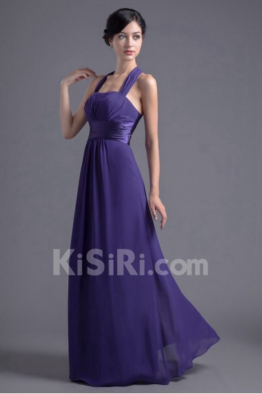 Chiffon Halter Dress
