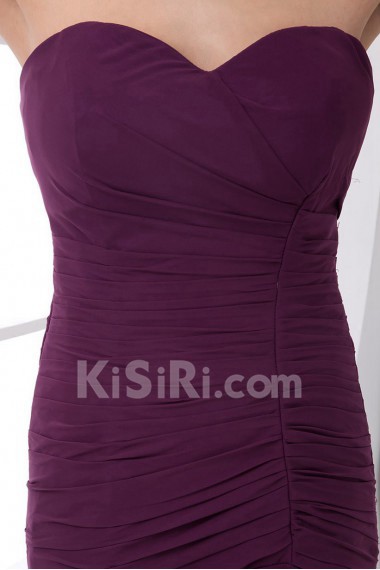 Chiffon Sweetheart A Line Dress