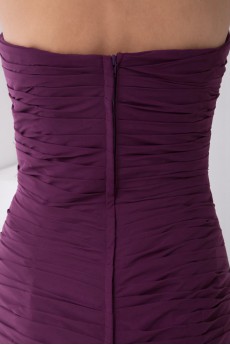 Chiffon Sweetheart A Line Dress