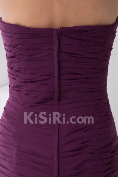 Chiffon Sweetheart A Line Dress