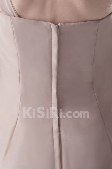 Chiffon One Shoulder Column Dress
