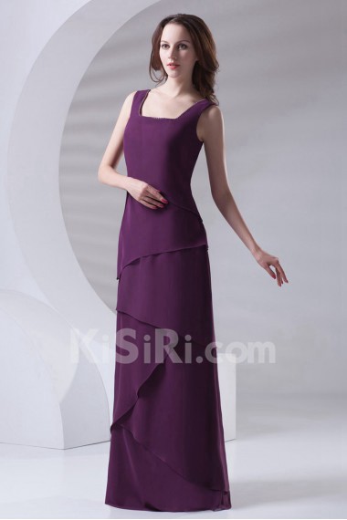 Chiffon Square A Line Dress
