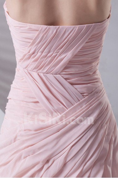 Chiffon Sweetheart A Line Dress