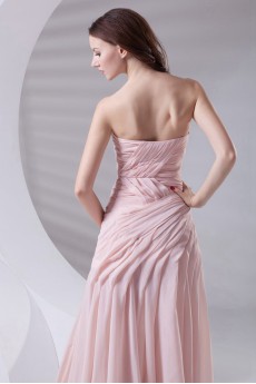 Chiffon Sweetheart A Line Dress