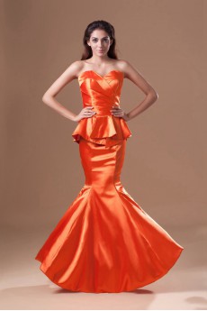 Satin Sweetheart Mermaid Dress