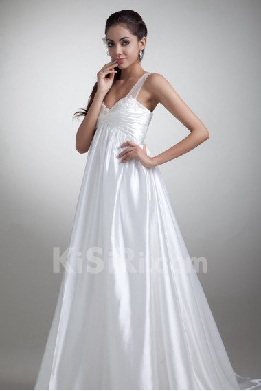 Taffeta Sweetheart Empire Gown