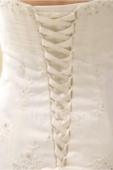 Satin Sweetheart A-Line Dress