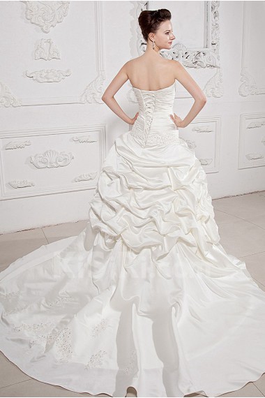 Satin Sweetheart Ball Gown