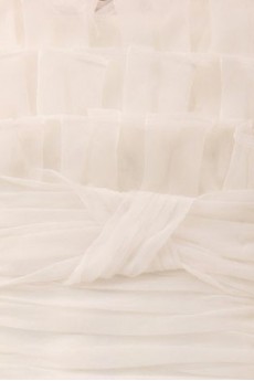 Organza Sweetheart Mermaid Dress with Ruffle