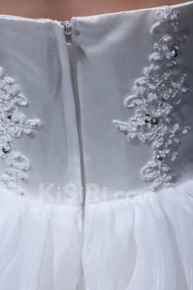 Yarn Strapless A-Line Dress 