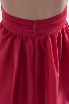 Taffeta Sweetheart Floor Length A-line Dress with Embroidery 