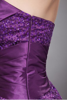 Charmeuse Strapless A-line Dress