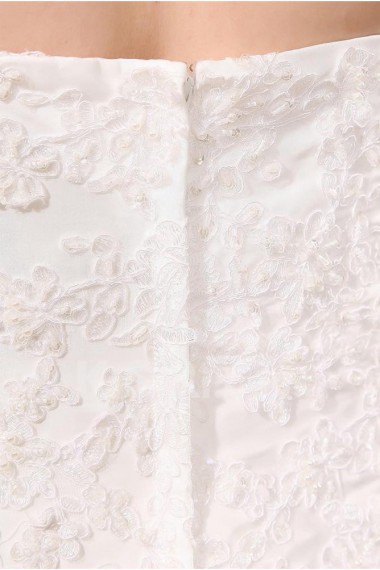 Halter Satin Embroidered Plus Size Gown