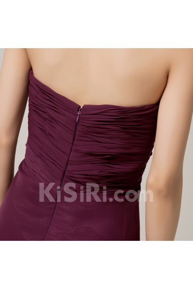 Chiffon Sweetheart Floor Length Empire Dress