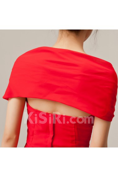 Chiffon Off-the-Shoulder Floor Length A-line Dress