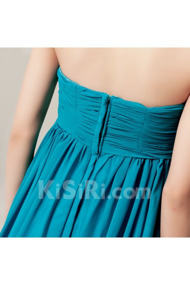 Chiffon Strapless Empire Dress