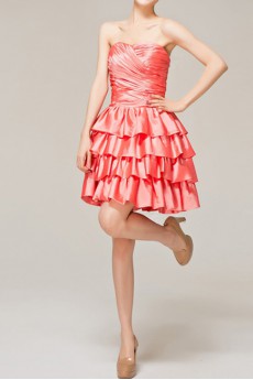 Satin Sweetheart Short Corset Dress