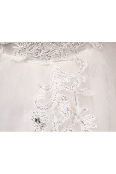 Lace Sweetheart A-Line Dress with Sequin and Embroidery