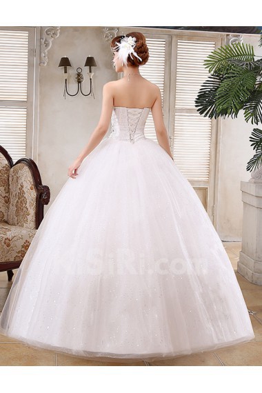 Lace and Tulle sweetheart Ball Gown Dress with Beading