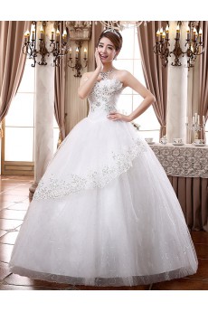 Lace and Tulle sweetheart Ball Gown Dress with Sequins