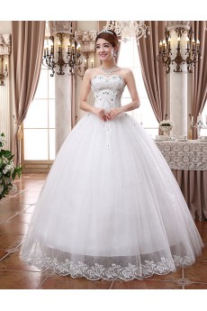 Lace and Tulle sweetheart Ball Gown Dress with Beading